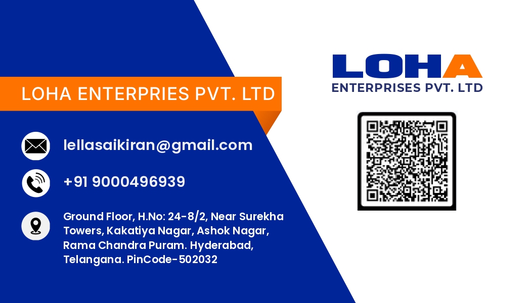LOHA Enterprises Pvt Ltd Visiting Card Back